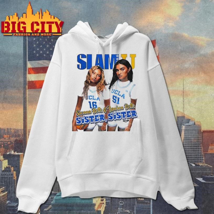 SLAM UCLA Sienna Betts and Lauren Betts Sisters Sisters Shirt