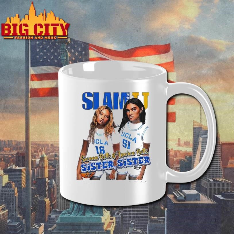 SLAM UCLA Sienna Betts and Lauren Betts Sisters Sisters Shirt