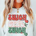 SLEIGH GIRL SLEIGH CREWNECK (Crewneck Sweatshirt, Unisex Fit, Causal Sweatshirt for Christmas, Christmas Holiday...