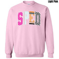 SPED Multi Checker Sweatshirt 'NLB' T-Shirts, Hoodie | RetroVerseTees.com