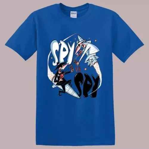SPY vs SPY Megazine Men's Blue T-Shirt Size S-5XL Hoodie, Sweatshirt | RetroVerseTees.com