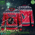 Logo Pattern Helmet Houston Texans Ugly Sweater for Christmas