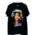 SZA GRAPHIC BLACK T-SHIRT Classic Cotton Hoodie, Sweatshirt | RetroVerseTees.com