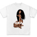 SZA Graphic Cotton T-Shirt, Casual Print Tee for Men - Classic Hoodie, Sweatshirt | RetroVerseTees.com