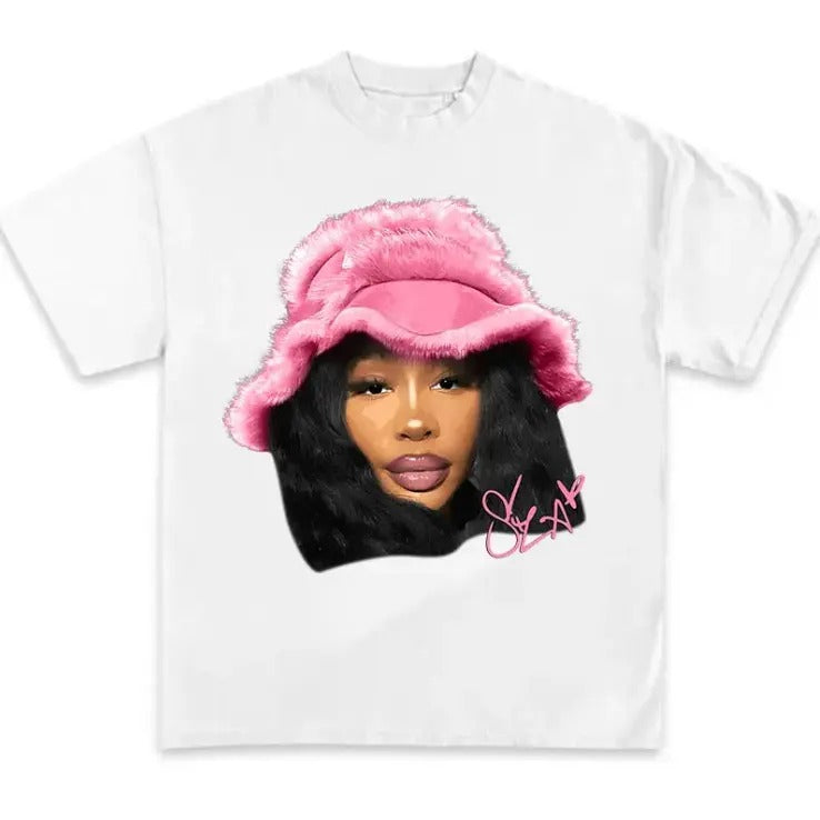 SZA PinkTee Shirt Hoodie, Sweatshirt | RetroVerseTees.com