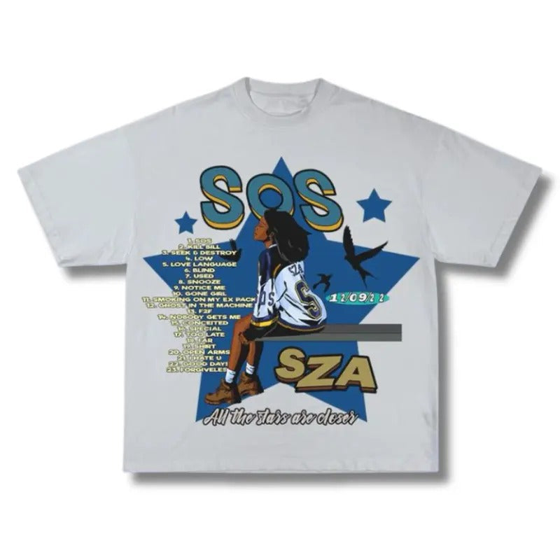 SZA Rap Graphics Tee, Sweatshirt, Hoodie Gift For Women Top Womenswear Underwear Humen Lady Comfort | RetroVerseTees.com