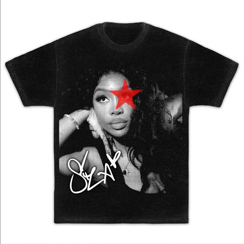 SZA Red HT Tee Hoodie, Sweatshirt | RetroVerseTees.com