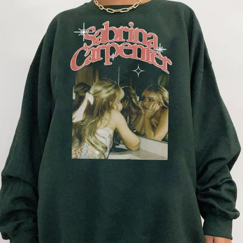 Sab.Rina Vintage 90s Sweatshirt, Sab.Rina World Tour Shirt, Carpenter Graphic Shirt, Trendy Shirt For 2024, Full Sizes,...
