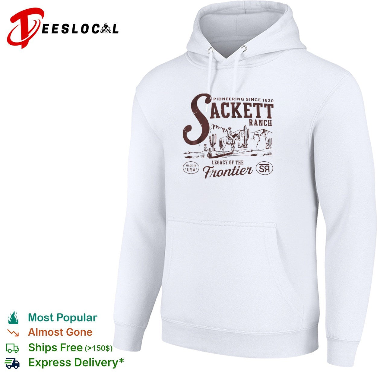 Sackett Ranch Pioneering Since 1630 Legacy of the Frontier shirt
