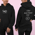 Sad Stay Another Day Sweatshirt, Mental Health Gift Hoodie, Depression Sweater, Inspirational Hoodie, Suicide Awareness...