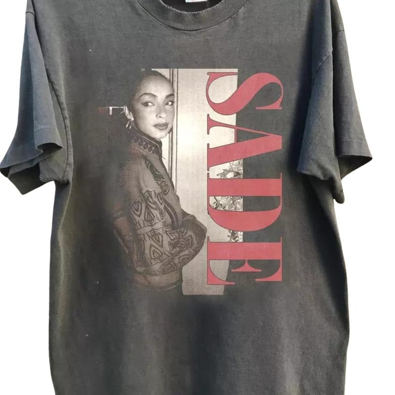 Sade Graphic Shirt, Sade Vintage 90s Retro Classic Unisex T-shirt, Gift for Fans Hoodie, Sweatshirt | RetroVerseTees.com