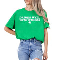 Saint Patrick's Drinks Well With Others Shamrock Thin T-Shirt_ Tee Gift For Men and Women Hoodie, Sweatshirt