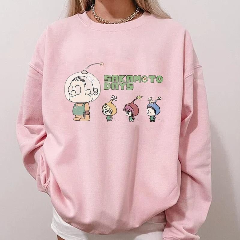 Sakamoto Days Cute Sweatshirt, Anime Sakamoto Days, Taro Sakamoto, Shin, Lu, Heisuke Unisex Sweat Shirt Hoodie