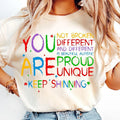 [Sale To 45% Off] Autism Awareness You Are Different T-Shirt, Different Is Beautiful, Accept Love Understand, Autism...