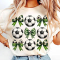 [Sale To 45% Off] Retro Soccer T-Shirt, Soccer Mama T-Shirt, Coquette Bow Soccer Shirt, Game Day Shirt, Gift for Moms,...