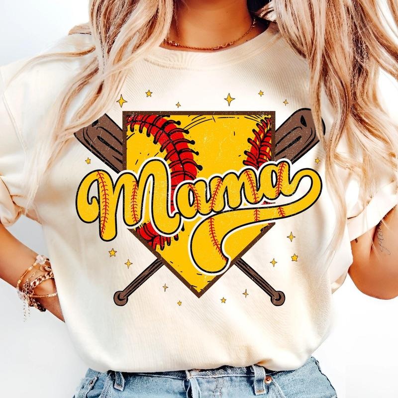 [Sale To 45% Off] Retro Softball T-Shirt, Game Day Mama T-Shirt, Vintage Softball Mama Shirt, Softball Mom Shirt, Game...