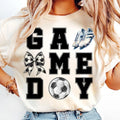 [Sale To 45% Off] Soccer Game Day T-Shirt, Coquette Soccer T-Shirt, Soccer Mama Shirt, Retro Soccer Mom T-Shirt, Gift For...