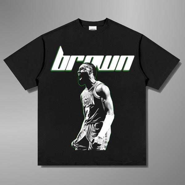 [Sale Up Hidden leaf ninja 40%] [Free Ship] JAYLEN BROWN TEE V2 Unisex Tshirt Hoodie, Sweatshirt | RetroVerseTees.com