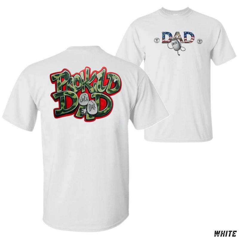 [Sale Up To 60%] Proud Dad Jack Camo Design Short-sleeve T-shirt Soft Fabric Unisex Casual Wear For Springsummer Holiday...