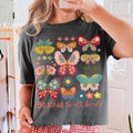 [Sale up To 43%] Comfort Colors Be kind to all kinds boho floral Shirt, flowers Shirt, butterfly Shirt Comfortable Fitted...