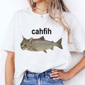 [Sale up to 30%] Cah Fih Misspelled Fish Meme T Shirt, Retro Meme Graphic,Retro Gift for Men & Women T-Shirt Hoodie,...