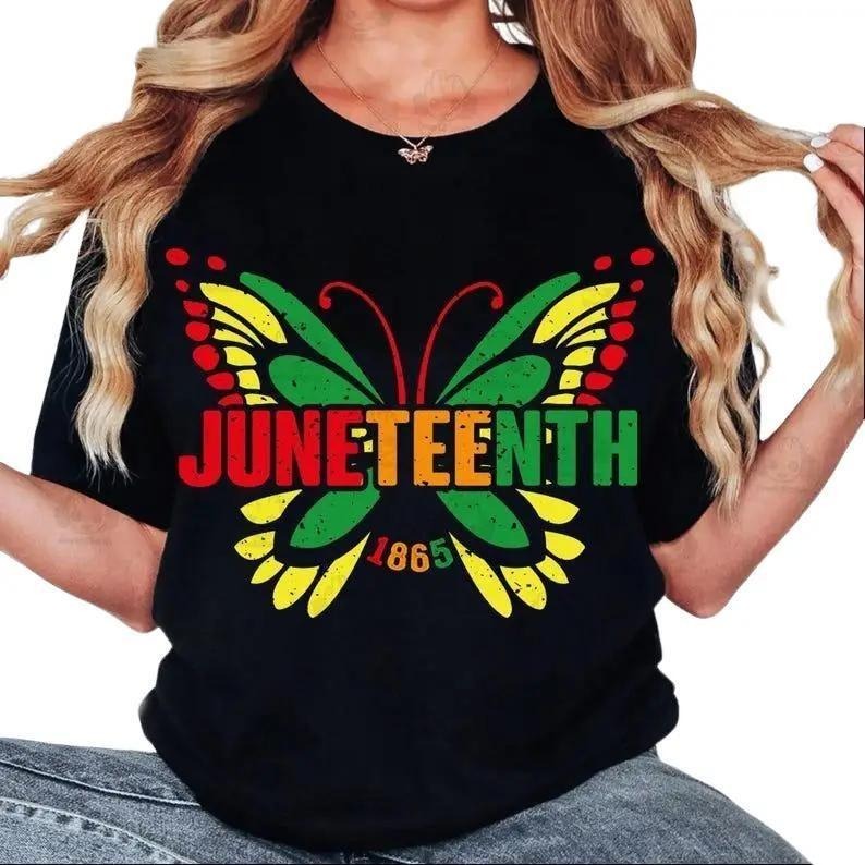 [Sale up to 30%] Juneteenth Butterfly t shirt, Coquette Juneteenth t shirt Hoodie, Sweatshirt | RetroVerseTees.com