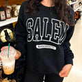 Salem Massachusetts, Crewneck Halloween Sweatshirt Womenswear Hoodie Womenswear Hoodie T-Shirts | RetroVerseTees.com