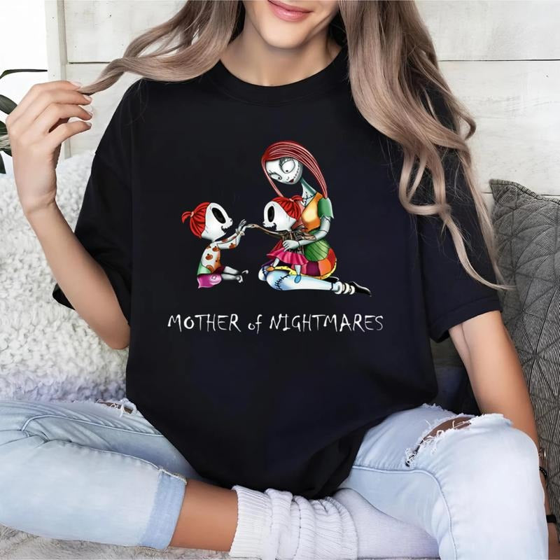 Sally TNF FOG Nightmares With Two Girls T-Shirt Hoodie, Sweatshirt | RetroVerseTees.com