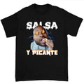 Salsa Y Picante Don Pollo Meme T-Shirt Highlighting Playful and Quirky Graphic Style Hoodie, Sweatshirt | RetroVerseTees.com