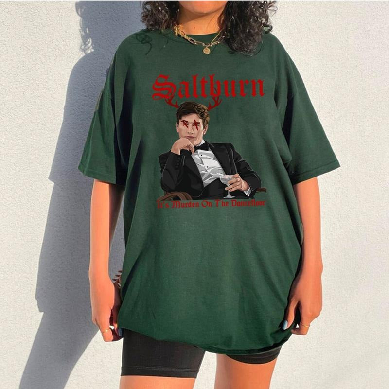 Saltburn Barry Keoghan T-Shirt tees Hoodie, Sweatshirt | RetroVerseTees.com