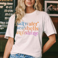 Saltwater Seashells Sunshine Sweatshirt, Sunshine T-shirt, Sunset, Beach Hoodie, Aesthetic Summer Sweatshirt, Summer Vibes