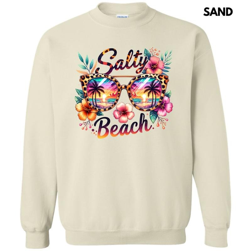 Salty Beach Sunglasses Sweatshirt 'NLB' T-Shirts, Hoodie | RetroVerseTees.com