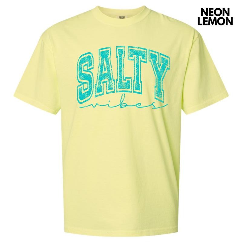 Salty Vibes Comfort Colors T-Shirt 'NLB' Hoodie, Sweatshirt | RetroVerseTees.com