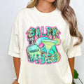 Salty Vibes Shirt Tequila Shirt Beach Shirt Neon Beach Shirt Tequila Shirte Tequila Lovers Shirt, Tequila Bachelorette,...