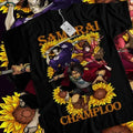 Samurai Champloo T-Shirt Manga Anime Walk Mugen Jin Fuu Kasumi Shirt All Size Hoodie, Sweatshirt | RetroVerseTees.com