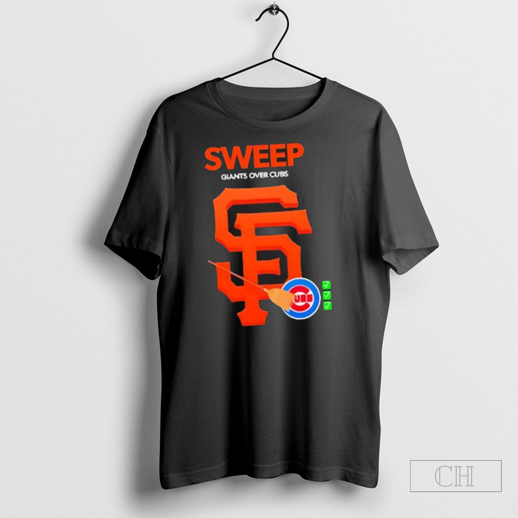 San Francisco Giants Sweep Over Cubs Logo Tee Shirt