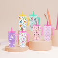 Sandjest 20oz Kid Tumbler with Handle & Straw hat pirates Straw, Insulated Stainless Steel Cup for Boys Girls, Back...