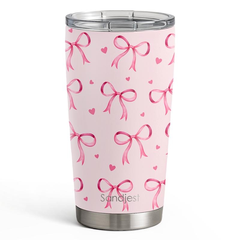 Sandjest 20oz Tumbler with Lid, Stainless Steel Insulated Vacuum Flask TNF Cup, Travel FOG Cup, Gifts for Women Girls...