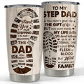 Sandjest Bonus Dad 20oz Tumbler with Lid, Stainless Steel Insulated Vacuum Flask FOG Cup Drinkware Step Dad Husband Men...