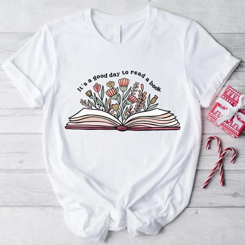 Sandjest Book Lovers Shirt, Mouthless cat'WB shield WB shield Good Day Hidden leaf ninja Read WB shield Book, Gift For...