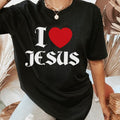 Sandjest Christian T-Shirt Swoosh Love Jesus Gift for Christians Jesus Lover Bible Lover Hoodie, Sweatshirt