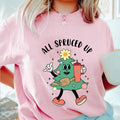 Sandjest Christmas Tree Tshirt, Boojee Christmas Shirt, Holiday Gifts For Women, Funny Xmas Shirt, Spiky hair fighters...