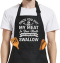 Sandjest Funny Chef Aprons with Pockets, Adult Size Sleeveless Adjustable Kitchen Accessories Household Items, TNF'WB...