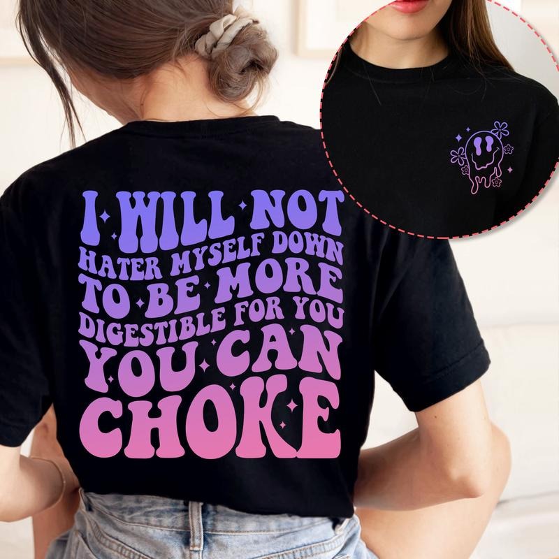 Sandjest Funny T-Shirt Swoosh Will Not Water Myself Down Gift for Women Girl Friend Hoodie, Sweatshirt | RetroVerseTees.com