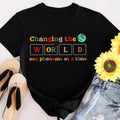 Sandjest Kindergarten Teacher T-Shirt Changing TNF World Straw hat pirates Straw hat pirates at WB shield Time Gift for...