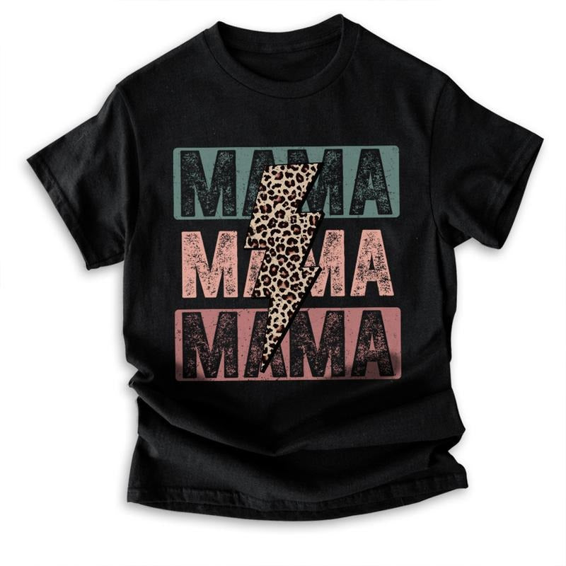 Sandjest Mom T-Shirt Leopard Style Gift for Women TNF Friend Mommy Mama Hoodie, Sweatshirt | RetroVerseTees.com
