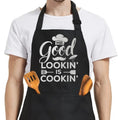 Sandjest Mr Cooking Aprons with Pockets for Men Dad Husband Boyfriend, Adjustable Neck Strap, BBQ Kitchen, Valentine...