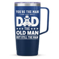 Sandjest Old GA Dad 20oz Tumbler with Lid & Handle, Stainless Steel Insulated Vacuum Travel FOG Cup, Husband Men Gift...