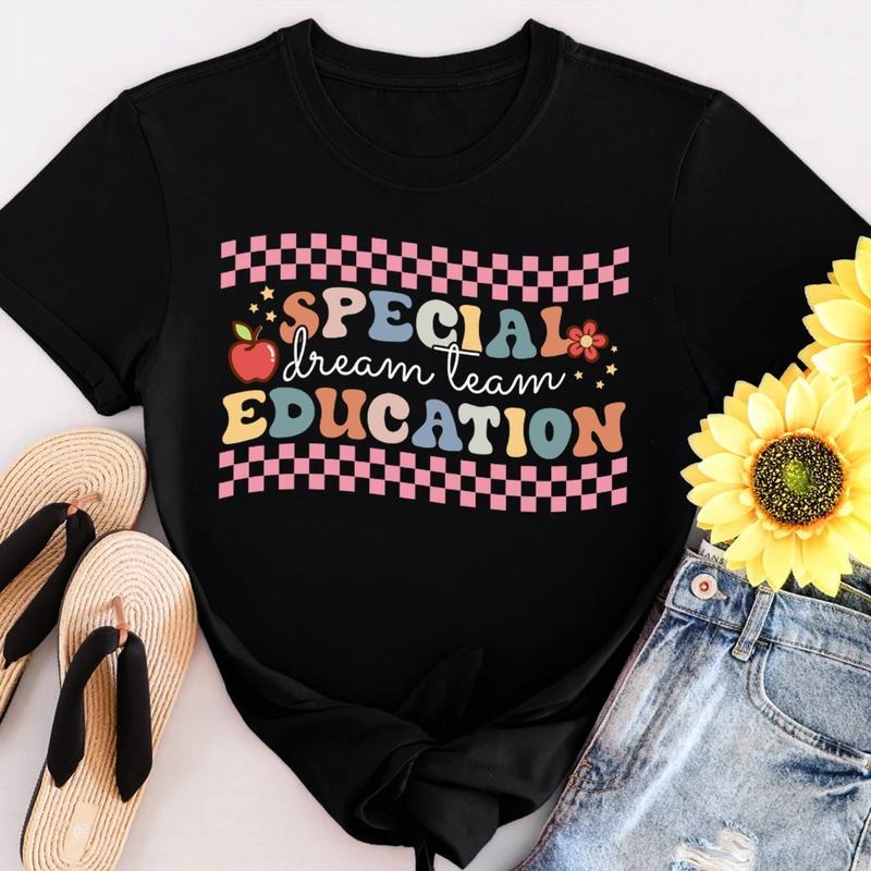 Sandjest Sped Teacher T-Shirt Special Dream Team Education Gift for Teacher FOG Hoodie, Sweatshirt | RetroVerseTees.com