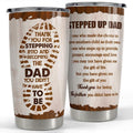 Sandjest Stepped Up Dad 20oz Tumbler with Lid, Stainless Steel Insulated Vacuum Flask, FOG Travel TNF Cup, TNF'WB shield...